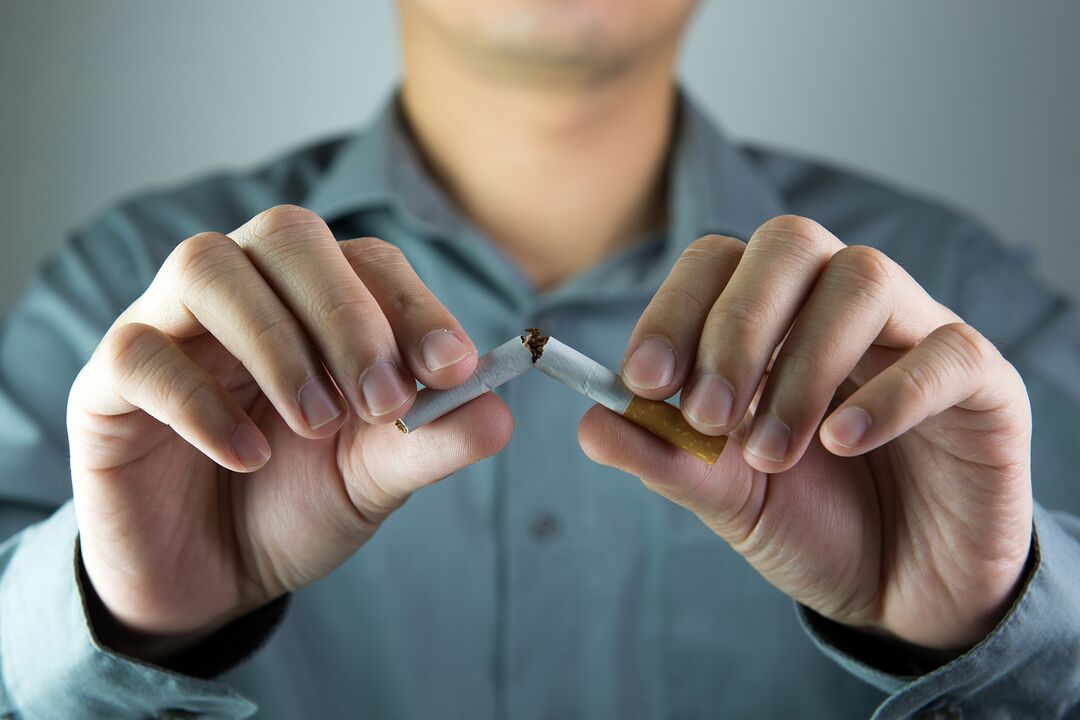arrêt du tabac et changements dans le corps masculin